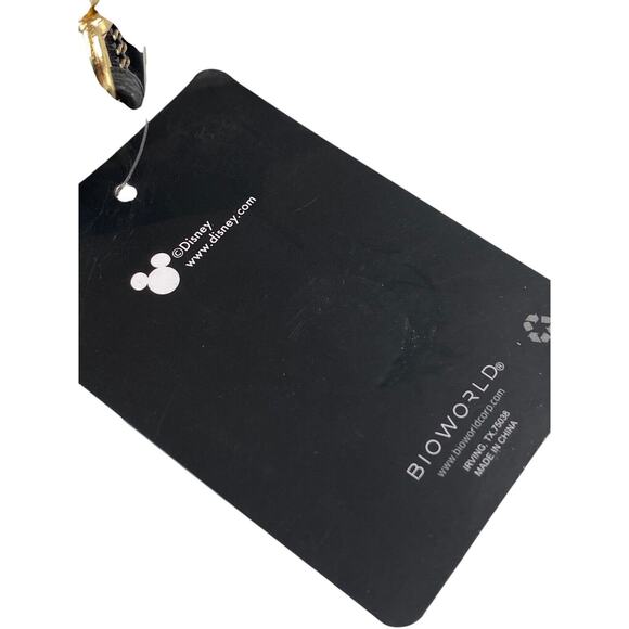 DISNEY Mickey Mouse Black Wristlet Wallet Disney Bioworld New With Tags - Picture 6 of 6